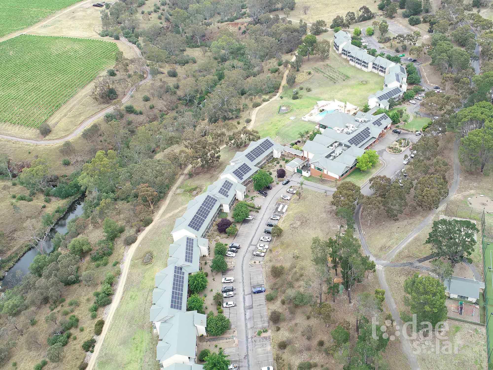 Novotel Barossa Valley 159kW Solar Installation